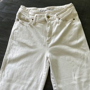 Women's Wide Leg Canvas Pant - Universal Thread™ - Cream color 6